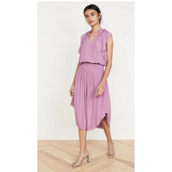 Ramy Brook Dresses & Skirts - Ramy Brook Wren Flutter Sleeve Dress Mauve size XS